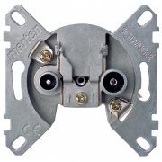 Телевизионная розетка проходная TV+SAT Merten механизм