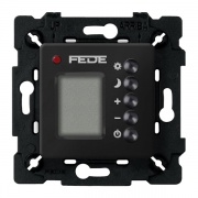 Терморегулятор Цифровой. 16A, с LCD монитором в комплекте Черный