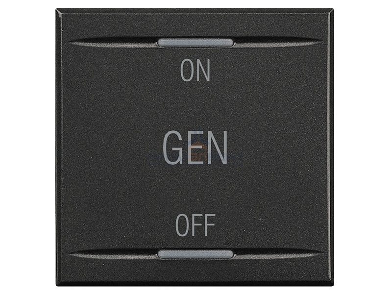 Axolute Клавиши с символами для системы автоматизации для 2 функций - 2 модуля, ON-OFF-GEN, цвет ант