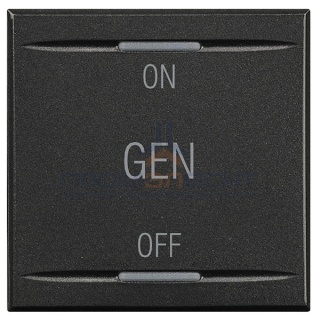 Axolute Клавиши с символами для системы автоматизации для 2 функций - 2 модуля, ON-OFF-GEN, цвет ант