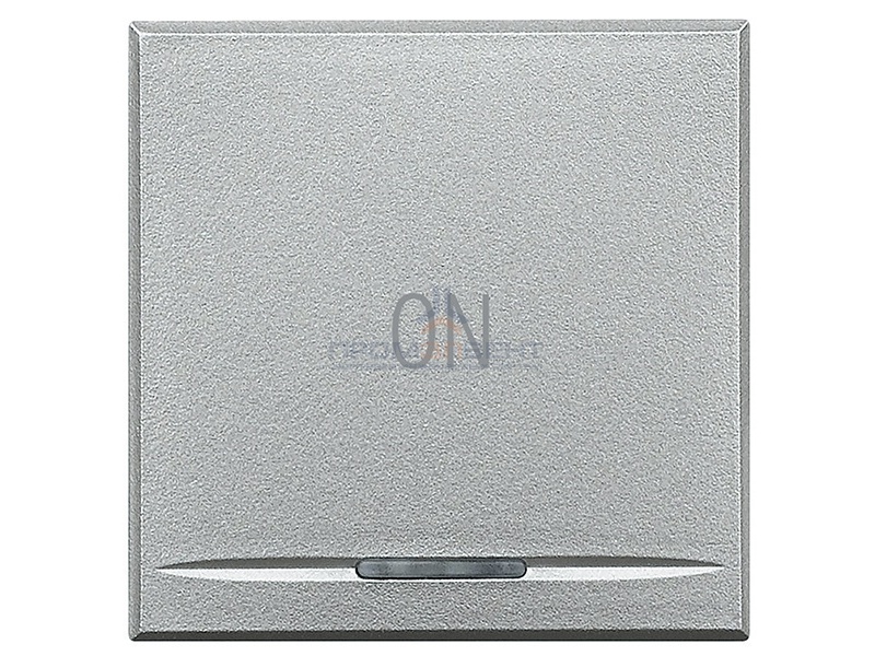 Axolute Клавиши с символами для системы автоматизации для 1 функции - 2 модуля, ON, цвет алюминий