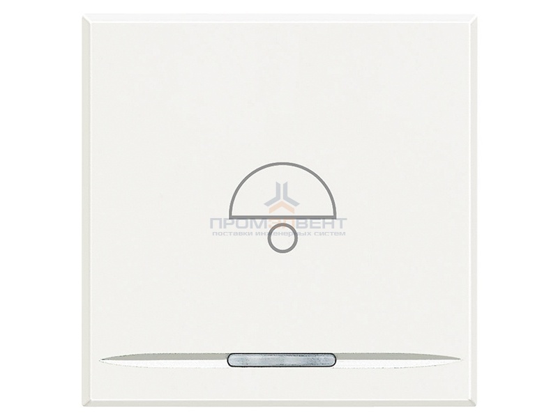 Axolute Клавиши с символами для системы автоматизации для 1 функции - 2 модуля, Колокольчик, цвет бе