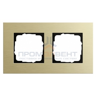 Рамка 2-ая Gira Esprit Алюминий светлое золото