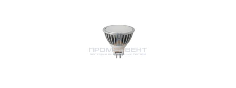 Лампа Gauss LED MR16 GU5.3-dim 8W SMD AC220-240V 4100K  диммируемая