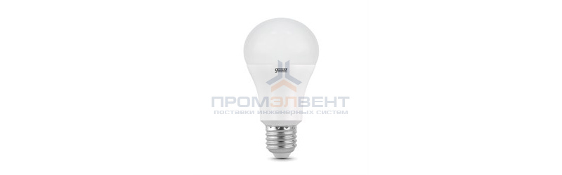 Лампа Gauss Elementary A60 12W 1170lm 6500K E27 LED 1/10/50