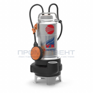 Насос фекальный Pedrollo VXm 15/50-N - 1,1 кВт (1x230 В, Qmax 650 л/мин, Hmax 11 м, кабель 10 м)