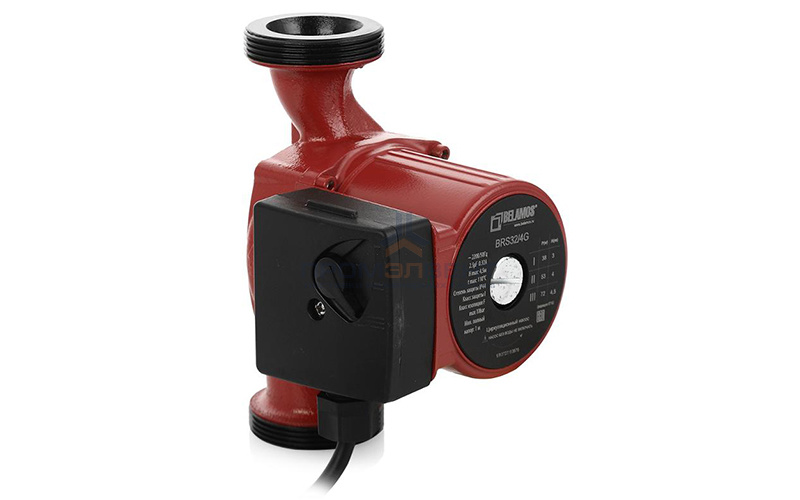 Насос циркуляционный Belamos BRS 32/4G - 0,07 кВт (однофазный, PN10, Qmax 48 л/мин, Hmax 4,5 м)