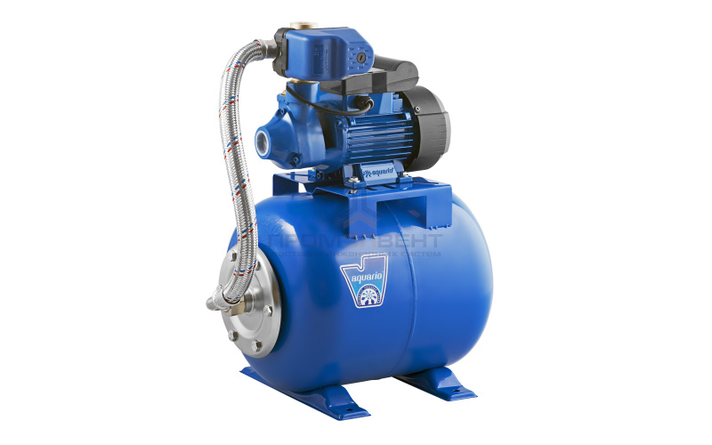 Насосная станция Aquario AUTO ADB-40 - 0,45 кВт (18 л, однофазный, Hmax 40 м, Qmax 38 л/мин)