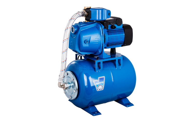 Насосная станция Aquario AUTO AJC-101 - 1,0 кВт (24 л, однофазный, Hmax 52 м, Qmax 55 л/мин)