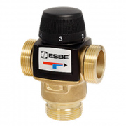 Клапан термостатический смесительный ESBE VTA572 - 1"1/4 (НР/НР, PN10, регулировка 20-43°C, KVS 4.8)