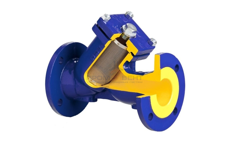 Фильтр грубой очистки BROEN V821 - Ду125 (Фланец/Фланец, PN16, Tmax 300°C)