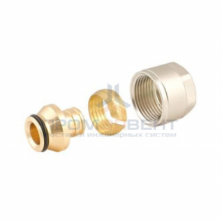 Соединение резьбозажимное SANEXT - 20x2.8 х 3/4"EK (для пластиковых и металлопластиковых труб)