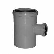 Тройник 87° редукционный для внутренней канализации Valsir - 40 x 32