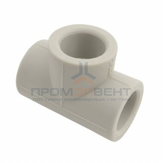 Тройник FV-Plast - 32 (для полипропиленовых труб под пайку, цвет серый)
