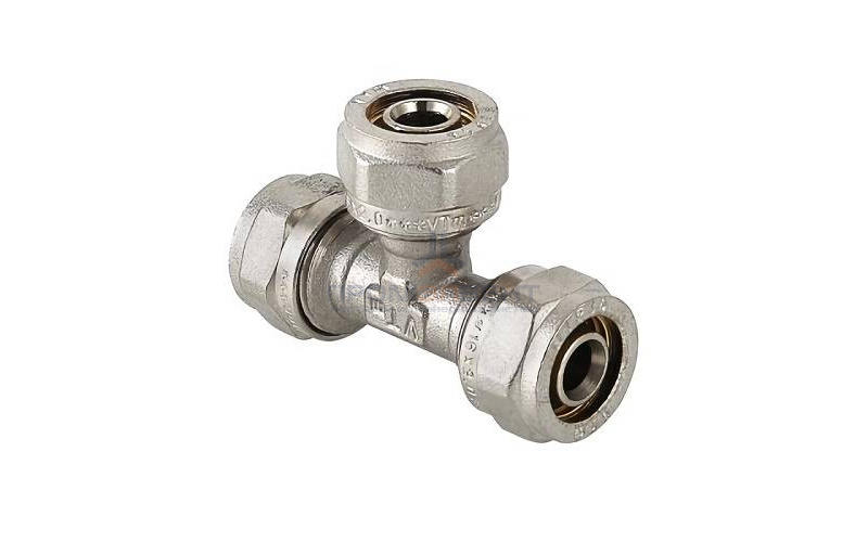 Тройник VALTEC VTm.331 - 20 (винтовой, для металлопластиковых труб)