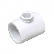 Тройник переходной Fusitek - 75 x 25 x 75 (для полипропиленовых труб под пайку, цвет белый)