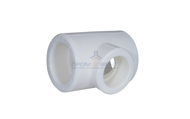 Тройник переходной KALDE - 25 x 20 x 20 (для полипропиленовых труб под пайку, цвет белый)
