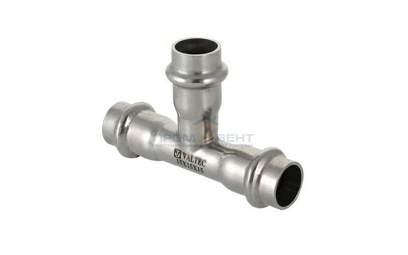 Тройник переходной VALTEC VTi.931 - 54 x 42 x 54 (прессовой, для труб из нержавеющей стали)