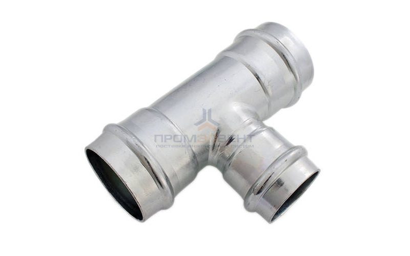 Тройник равнопроходной Conex Banninger PC 5130 - 22 (оцинкованная сталь)