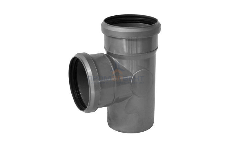 Тройник с отводом на 87° СИНИКОН Standart - 110 (для системы внутренней канализации)