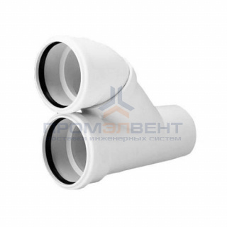 Тройник с параллельным отводом REHAU RAUPIANO PLUS - 90 (для системы внутренней канализации)