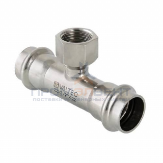 Тройник с переходом на внутреннюю резьбу VALTEC VTi.932 - 28 x 1/2" (пресс, для труб из нерж.стали)