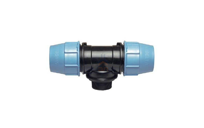 Тройник с переходом на наружную резьбу UNIDELTA 1010 - 110 x 4