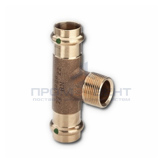 Тройник с переходом на наружную резьбу Viega G3 Sanpress 2217.1 - 42 x 3/4"