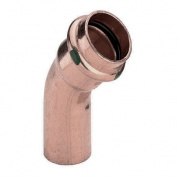 Уголок Viega d64 под пресс, НВ 45° Profipress XL с SC-Contur, медь