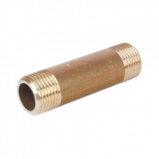 Удлинитель резьбовой STOUT - 3/4" длина 225 мм (НР/НР, латунь без покрытия)