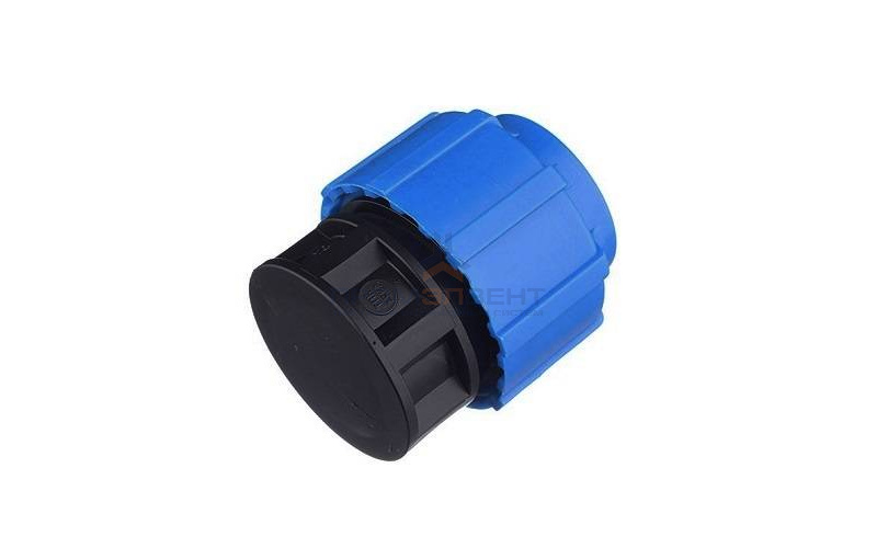 Заглушка Политэк - 50 (винтовая, для труб ПНД)