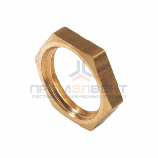 Контргайка латунная резьбовая STOUT - 1"1/4