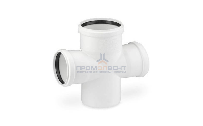 Крестовина одноплоскостная 87° REHAU RAUPIANO PLUS - 160 x 110 (для системы внутренней канализации)