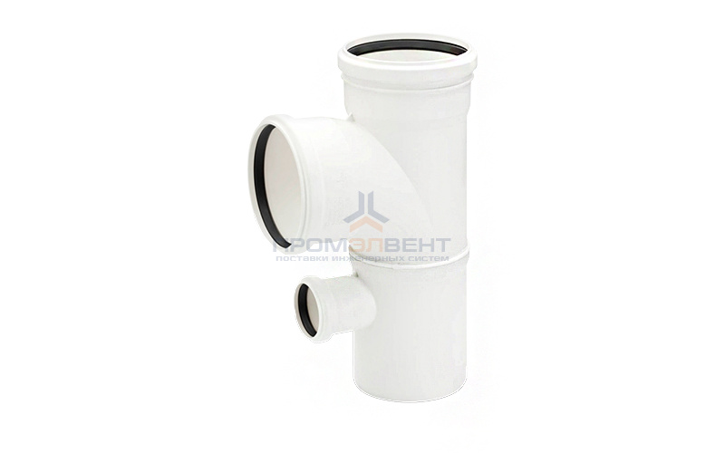 Крестовина с параллельными отводами REHAU RAUPIANO PLUS - 110 x 50 (для внутренней канализации)