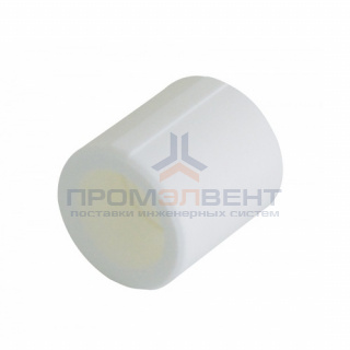 Муфта KALDE - 25 (для полипропиленовых труб под пайку, цвет белый)