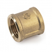 Муфта латунная резьбовая STOUT - 3/8"