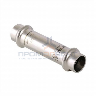 Муфта надвижная VALTEC VTi.904 - 15 (прессовая, для труб из нержавеющей стали)