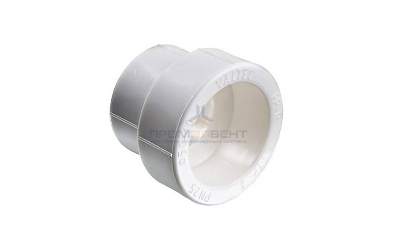 Муфта редукционная VALTEC VTp.705 - 25 x 20 (для полипропиленовых труб под пайку, цвет белый)