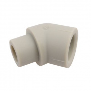 Отвод 45° FV-Plast - 20 (под пайку внутренняя/наружная для полипропиленовых труб, цвет серый)