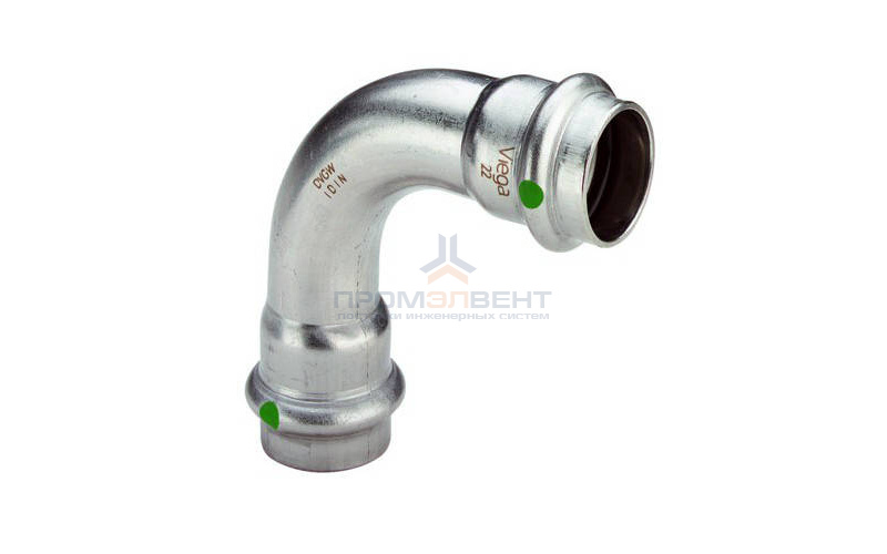 Отвод 90° Viega Sanpress Inox 2316 - 35 (нержавеющая сталь)