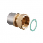 Переход на накидную гайку Oventrop Cofit P - 32x3.0 x 1"1/4 (прессовой, бронза)