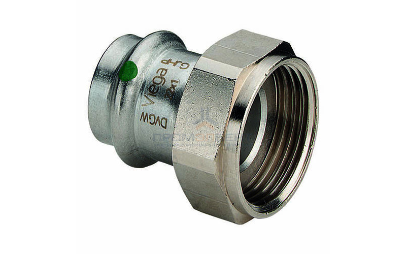 Переход на накидную гайку Viega Sanpress Inox 2363 - 22 x 3/4
