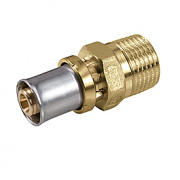 Переход на наружную резьбу Giacomini RM107 - 32x3.0 x 1" (прессовой, для металлопластиковых труб)