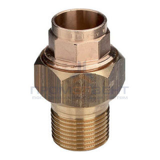 Переход на наружную резьбу разъемный Viega R4 94331G - 22 x 3/4" (для медных труб под пайку)