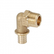 Переход на наружную резьбу угловой REHAU RX - 32 x 3/4" (бронза, для труб серии RAUTITAN)