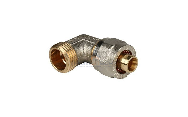 Переход на наружную резьбу угловой STOUT - 26 x 1