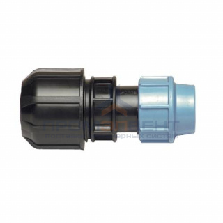 Переход на универсальное присоединение UNIDELTA 1033 - 25 x 27/35 (винтовой, для труб ПНД)