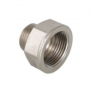 Переход с внутренней резьбы на наружную VALTEC VTr.592 - 2" х 1" (латунь никелированная)