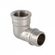 Переход с внутренней резьбы на наружную угловой VALTEC VTr.092 - 1" (латунь никелированная)