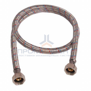 Подводка для воды гибкая iMperial (Гайка/Гайка) - 1/2" x 3/8 (длина 1000 мм)